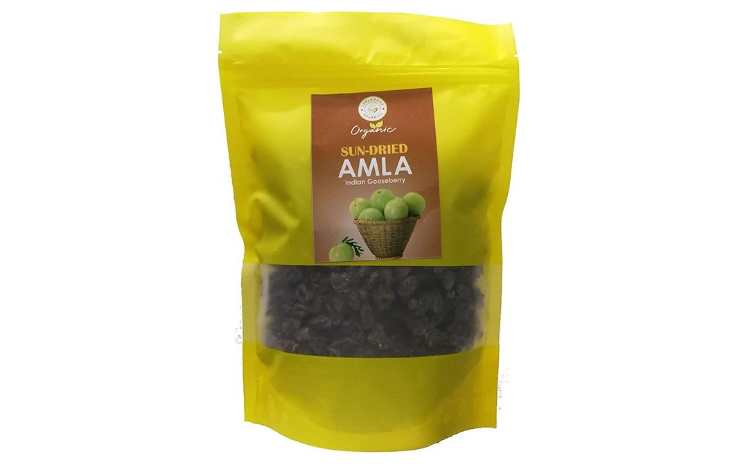 Leeladhar Organics Sun-Dried Amla (Indian Gooseberry)   Pack  400 grams